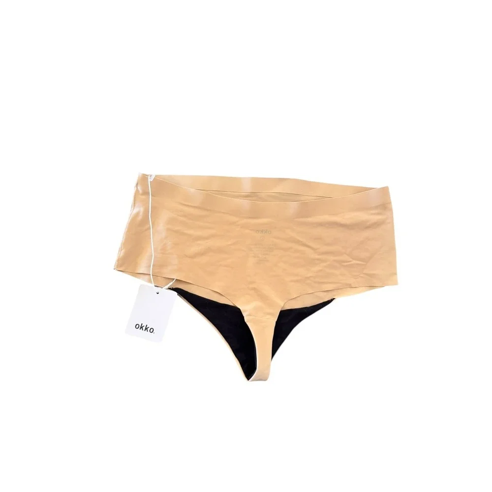 Okko‎ Signature Brief Women's L Cream Underwear Essential Seamless Smooth Finish